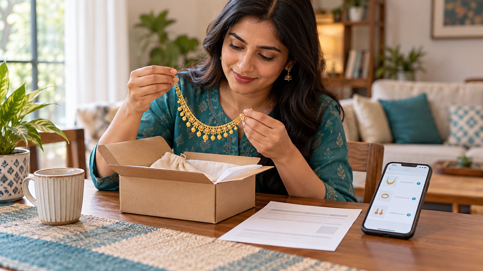 Editorial illustration for When a Jewelry Parcel Arrives, Match the Piece to Its Paperwork.