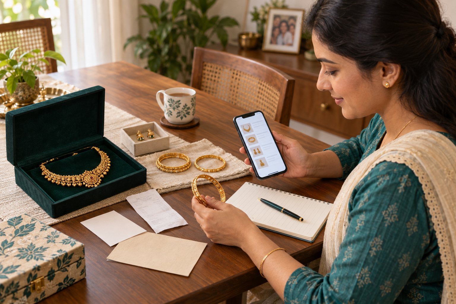 Editorial illustration for Turn Scattered Jewelry Details Into One Useful Record.