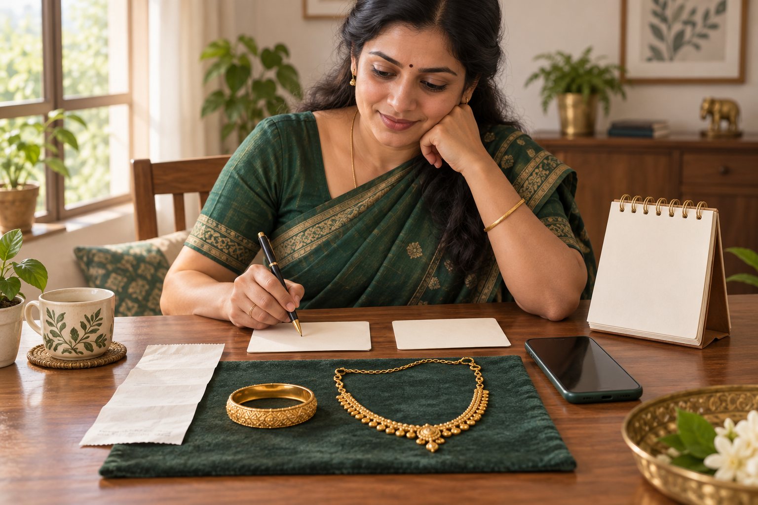 Editorial illustration for Keep the Purchase Date Separate From a Later Gold Estimate.