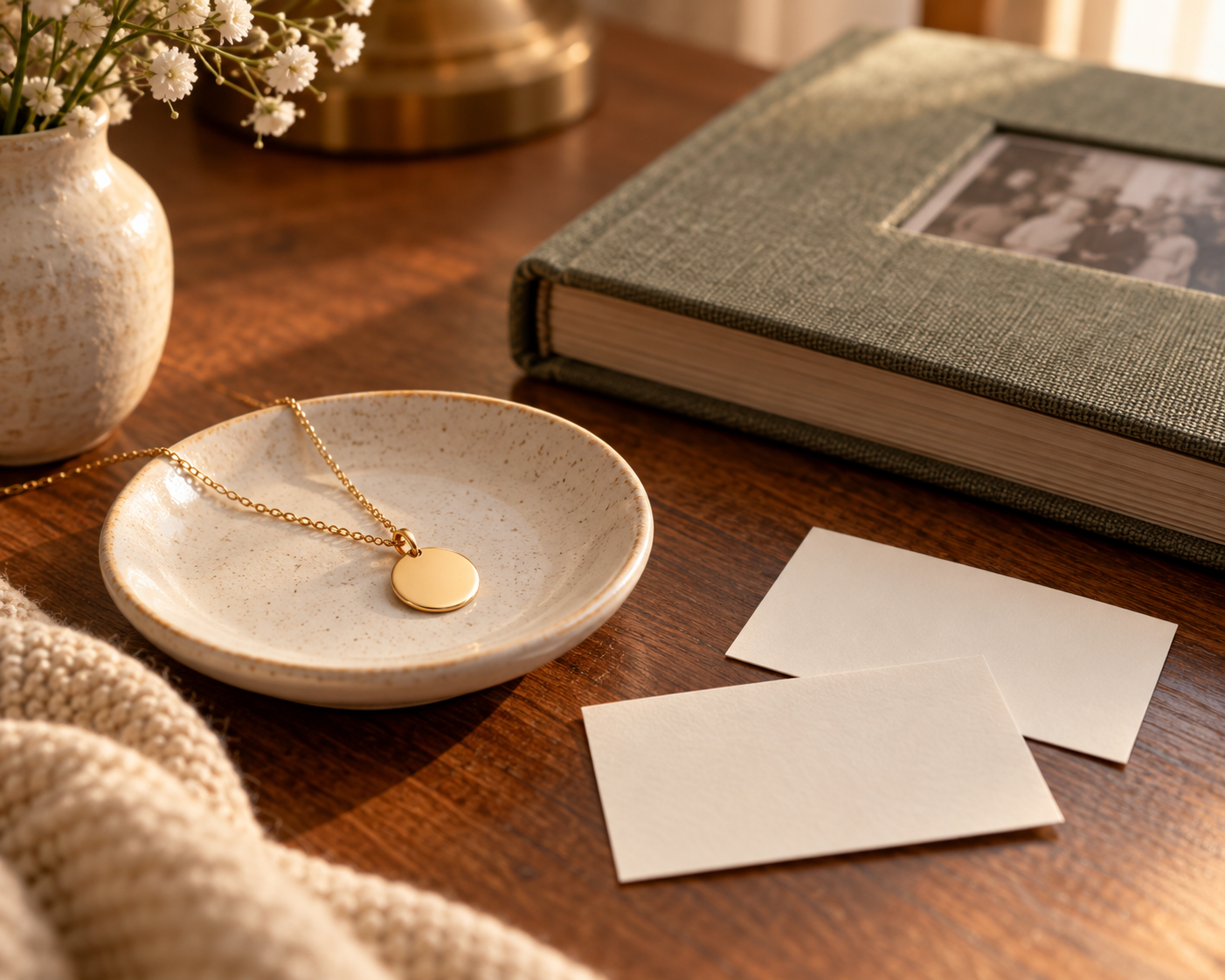 Editorial illustration for Choose a Family Naming Note for Jewellery.